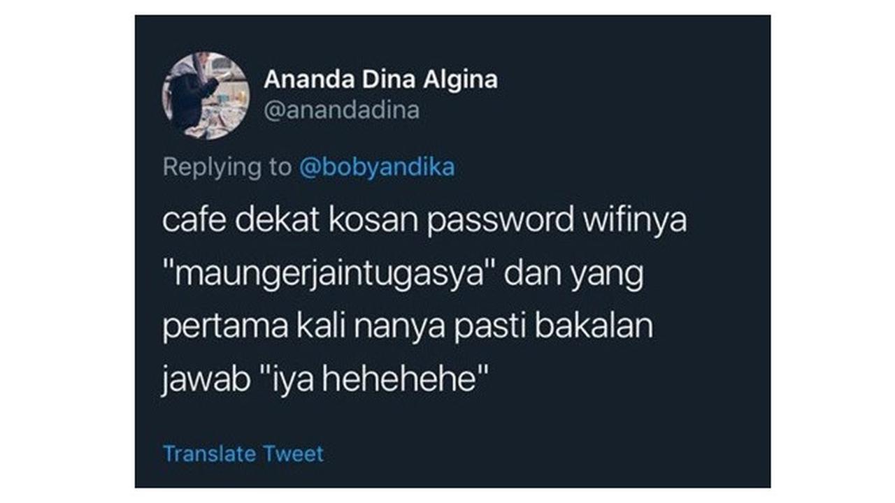 Password Wifi Yang Ngeselin Banget
